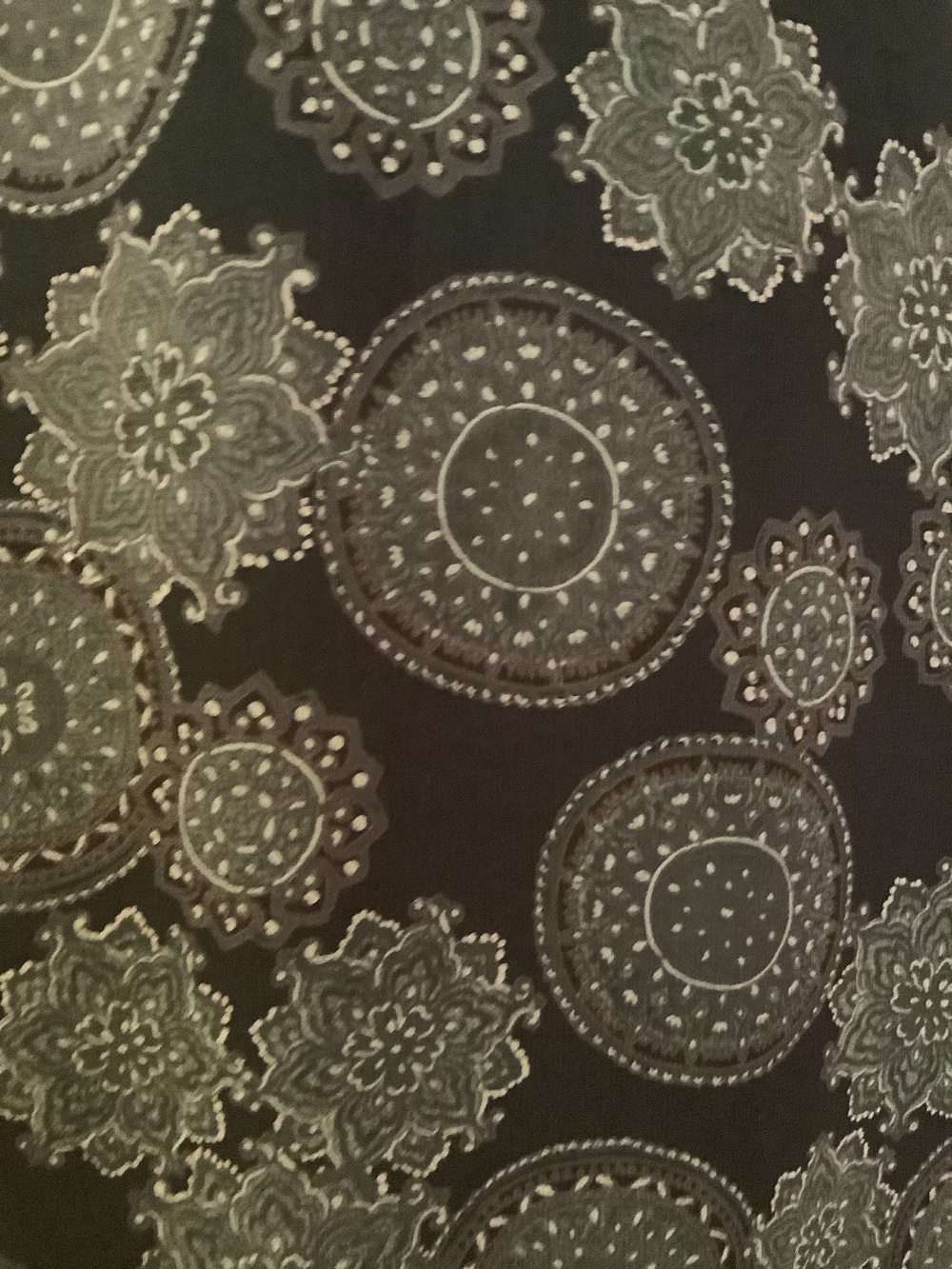 Compagnie Internationale Express Skirt-Brown with Circles-Lined-Lightweight-5/6 - Picture 2 of 6